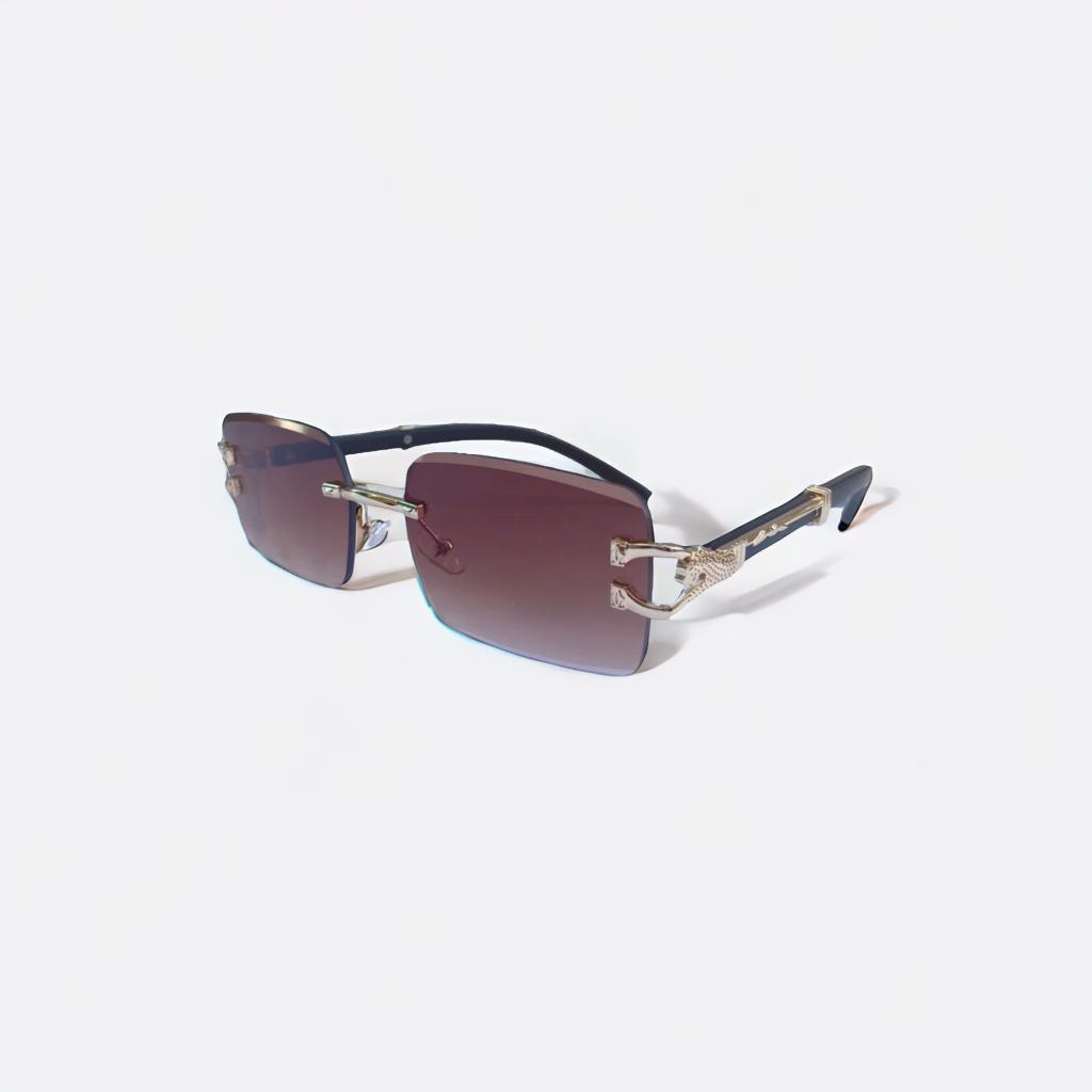 CARTIER SUNGLASSES LEOPARD ADITION (BLACK& BROWN SHADED)