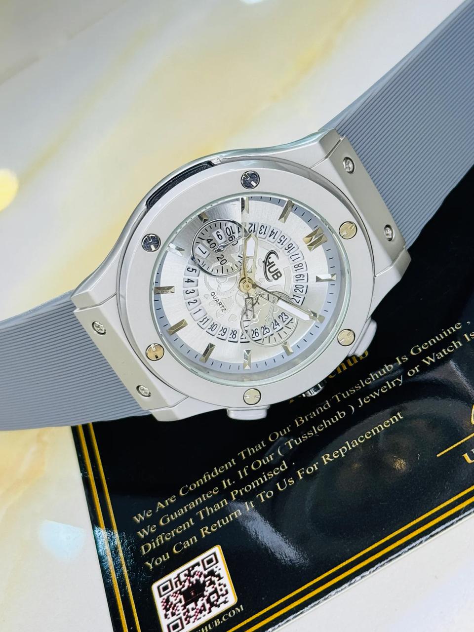 HUBLOT WITH PREMIUM STRAPS.