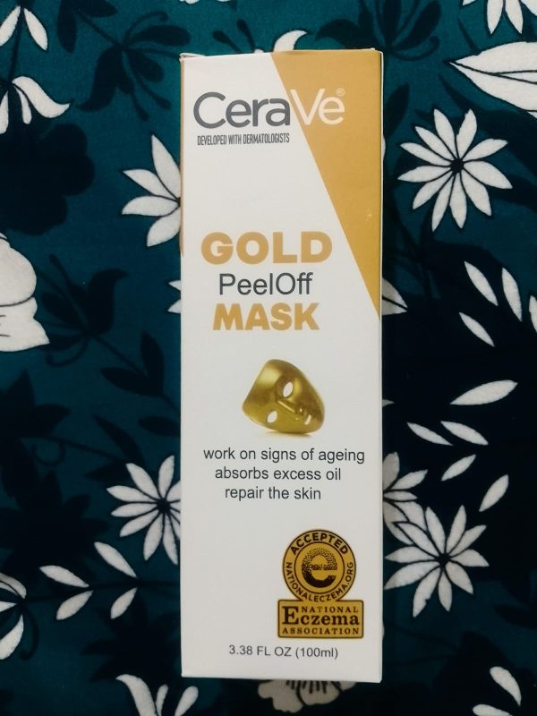 Cerave Radiant Glow Peel-off Gold Mask