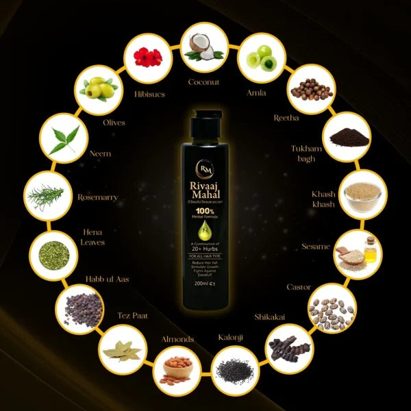 Rivaaj Hair Oil | Hair Food Organic | Hair Problem Solution