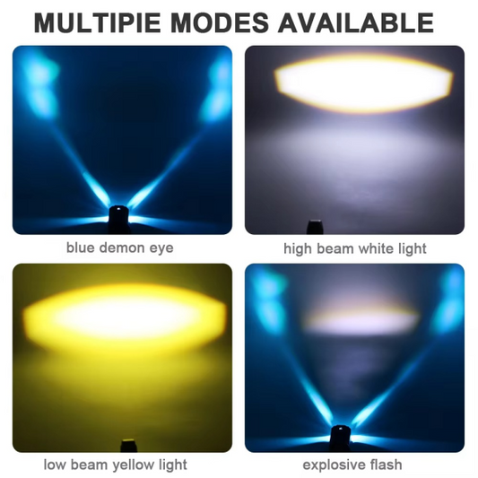 Universal Motorcycle Led Auxiliary Headlight – High/low